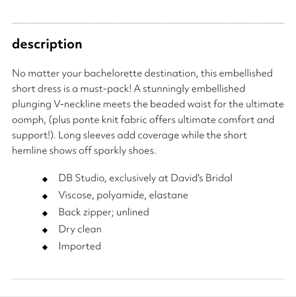 DB Studio Embellished Waist Dress White & Silver Size 8 - Picture 4 of 7